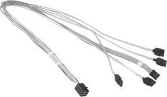 Picture of SuperMicro Supermicro Multilane Breakout Kabel SFF 8643 auf 4 SATA 50506070cm CBL-SAST-0811