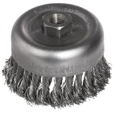 Attēls no Szczotpol Szczotka doczoowa drut skrcany 60mm gwint M14