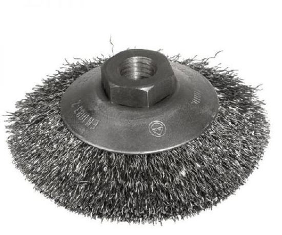 Изображение Szczotpol Szczotka tarczowa stokowa drut falisty 115mm gwint M14