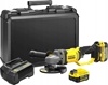 Изображение Leņķa slīpmašīna Stanley SFMCG400M2K-QW; 18 V; 2x4,0 Ah akum.