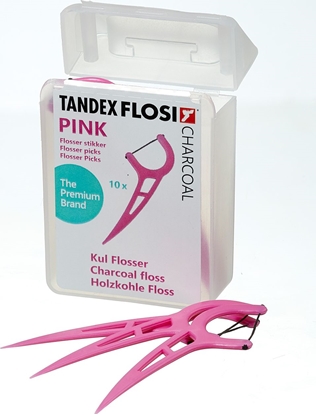 Изображение Tandex Floser z nitką węglową Pink ( 10 szt. )
