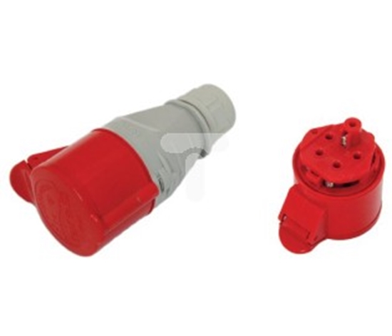 Изображение Tarel Gniazdo izolacyjne przenone 16A 400V 5P IP44 /zaciski gwintowe