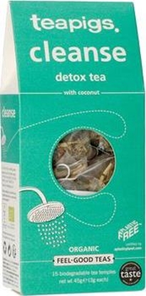 Attēls no Teapigs Herbata Cleanse Green Detox Tea 15 saszetek