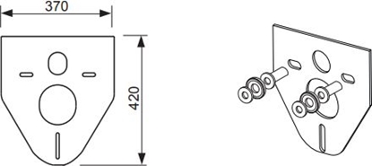 Picture of Tece Uszczelka izolacyjna do misek WC i bidetu (9.200.010)