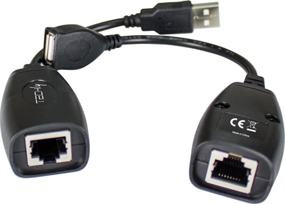 Изображение Adapter USB Techly Czarny  (IUSB-EXTENDTY5)