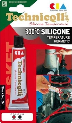 Изображение Technicqll Silikon wysokotemperaturowy 20 ml uniwersalny czarny