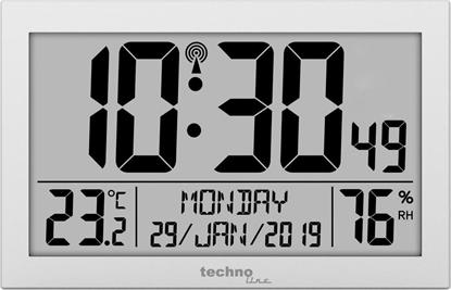 Attēls no Techno line Zegar cyfrowy ścienny TECHNOLINE WS8016 BLADE Home
