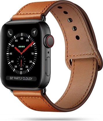 Picture of Tech-Protect TECH-PROTECT LEATHERFIT APPLE WATCH 1/2/3/4/5/6 (42/44MM) BROWN