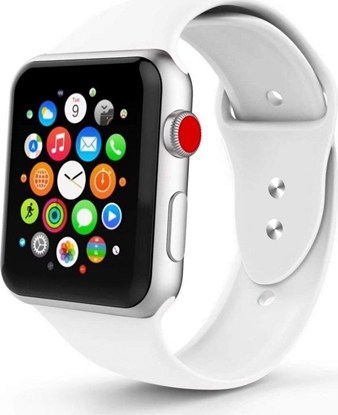 Picture of Tech-Protect TECH-PROTECT SMOOTHBAND APPLE WATCH 1/2/3/4/5 (38/40MM) WHITE