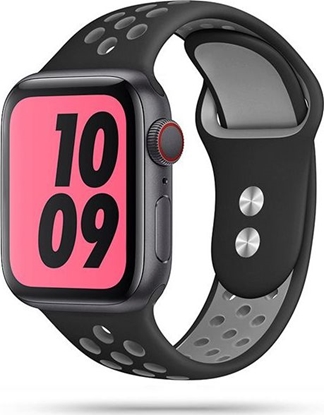 Picture of Tech-Protect TECH-PROTECT SOFTBAND APPLE WATCH 1/2/3/4/5/6 (42/44MM) BLACK/GRAY