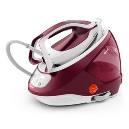 Picture of Tefal GV9220 steam ironing station 2600 W Durilium AirGlide Autoclean soleplate Burgundy, White