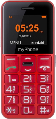 Picture of Telefon komórkowy myPhone Halo Easy Czerwono-srebrny