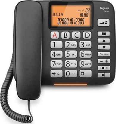 Picture of Telefon stacjonarny Gigaset DL580 Czarny