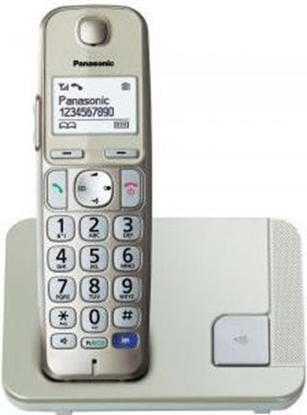 Изображение Telefon stacjonarny Panasonic KX-TGE210PDN Biały