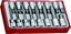 Picture of Teng Tools 16-elementowy zestaw grotów wymiennych typu imbus z chwytem kwadratowym 1/2" Teng Tools TTHEX16 (237660105)