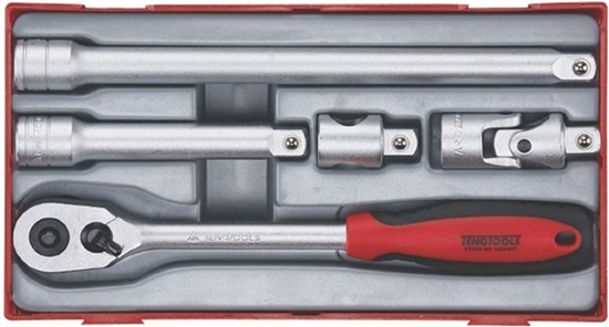 Picture of Teng Tools 5-elementowy Zestaw pokrta zapadkowego 1/2 TT1205 (03570108)