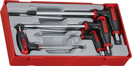 Изображение Teng Tools 7-elementowy Zestaw kluczy trzpieniowych, szecioktnych Teng Tools TTHEX7 / TTHEX7AF - 68930106