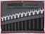 Attēls no Teng Tools Zestaw kluczy pasko-oczkowych 1/4 - 3/4" 9szt. (151590601)