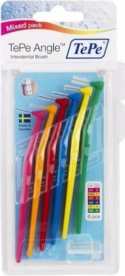 Picture of TePe Angle Mixed Pack Szczoteczka do przestrzeni midzyzbowych 6szt