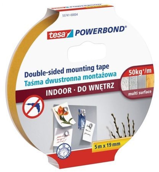 Picture of Tesa Tama montaowa do wntrz przezroczysta 5m x 19mm (H5574104)