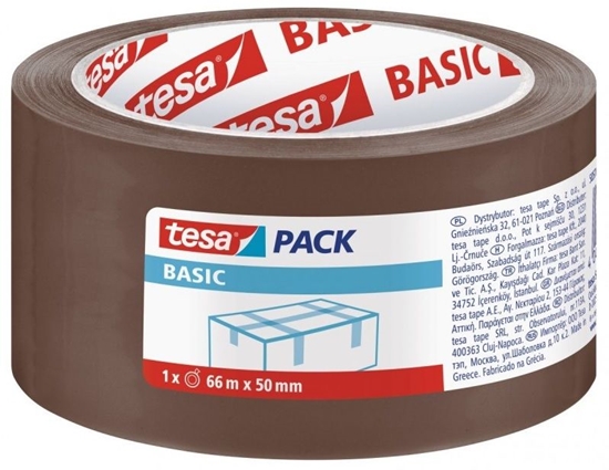 Изображение Tesa Tama pakowa Basic brzowa 66M:50mm (H5857100)