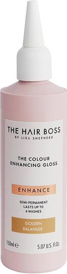 Picture of The Hair Boss THE HAIR BOSS_By Lisa Shepherd The Colour Enhancing Gloss rozwietlacz podkrelajcy ciepy odcie wosów Golden Balayage 150ml