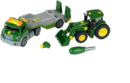 Attēls no Theo Klein Traktor Transporter mit John Deere