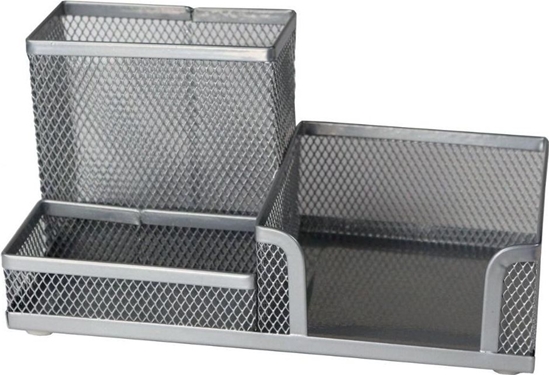 Picture of Titanum Przybornik na biurko siatka srebrny