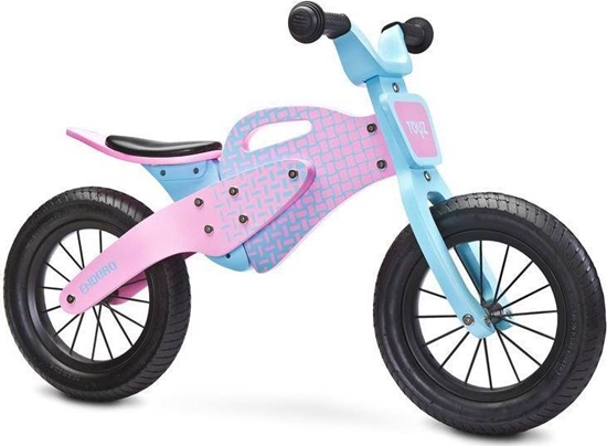 Picture of Rowerek biegowy Toyz Rowerek biegowy dziecicy drewniany Enduro róowy