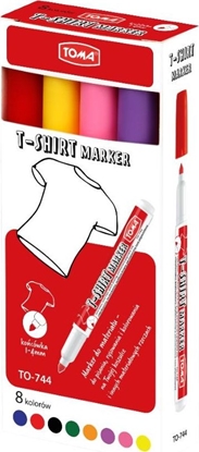Изображение Toma Marker do ubra Brush 8 kolorów TOMA