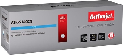 Attēls no Toner Activejet ATK-5140CN Cyan Zamiennik TK-5140 (2_271183)