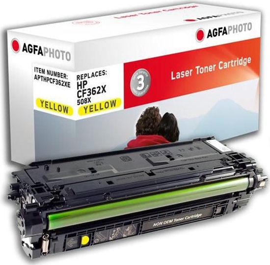 Picture of Toner AgfaPhoto Yellow Zamiennik 508X (APTHPCF362XE)