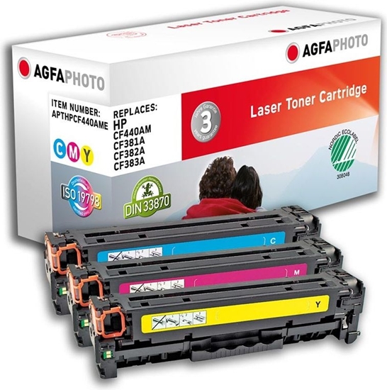 Picture of Toner AgfaPhoto Zestaw CMY Zamiennik 312A (APTHPCF440AME)