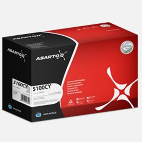 Picture of Toner Asarto Cyan Zamiennik 42127407 (AS-LO5100CY)