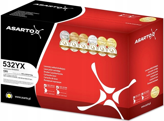 Picture of Toner Asarto Yellow Zamiennik 46490605 (AS-LO532YXN)