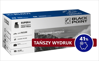 Изображение Toner Black Point LBPKTK3190 Black Zamiennik TK-3190 (BLKYOTK3190BCBW)