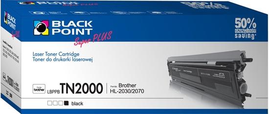 Изображение Toner Black Point LBPPBTN2000 Black Zamiennik TN-2000 (LBPPBTN2000)