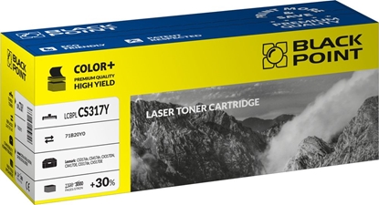 Attēls no Toner Black Point LCBPLCS317Y Yellow Zamiennik 71B20Y0 (BLLOPCS317YBW)
