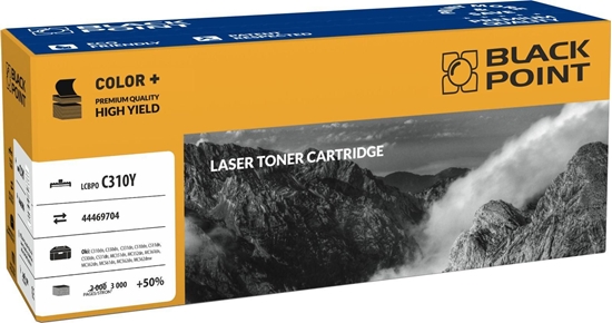 Picture of Toner Black Point LCBPOC310Y Yellow Zamiennik 44469704 (BLOKI310YEBW)
