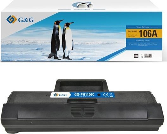 Picture of Toner G&G Black Zamiennik 106A (NT-PH1106)