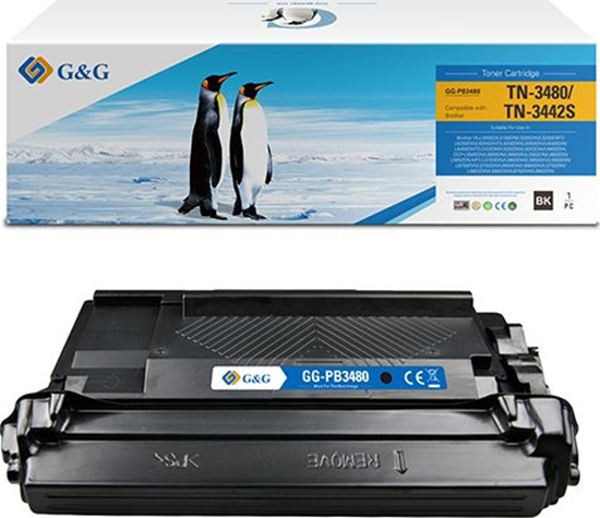 Picture of Toner G&G toner do Brother TN3480, NT-PB3480, black, 8000s