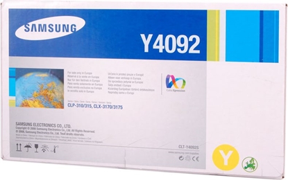 Изображение Samsung CLT-Y4092S toner cartridge 1 pc(s) Original Yellow