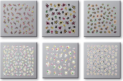 Attēls no Top Choice Naklejki na paznokcie Colour (42737) 6szt.