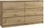 Изображение Topeshop DUA KOMODA MALWA M6 140CM 6 SZUFLAD DB ARTISAN