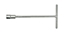 Изображение Topex Klucz nasadowy trzpieniowy typu T 10mm (35D031)