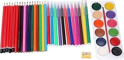 Изображение Topwrite Topwrite - Zestaw kredek, pisaków i farb 43 szt.