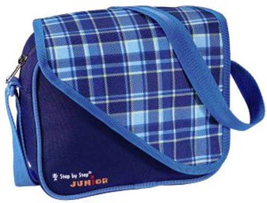 Picture of Torba przedszkolaka JUNIOR "Alpbag Boys" kratka-niebieski