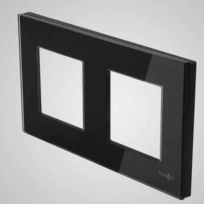 Изображение Touchme Ramka podwójna szklana czarna (TM716B)