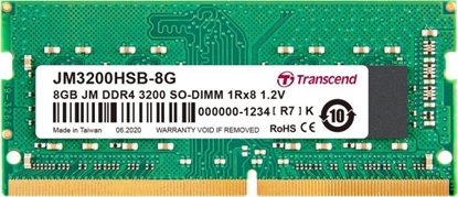 Изображение Pami do laptopa Transcend JetRam, SODIMM, DDR4, 16 GB, 3200 MHz, CL22 (JM3200HSB-16G)