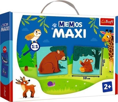 Picture of Trefl Gra edukacyjna Memos maxi Zwierzta i ich dzieci 02268 Trefl